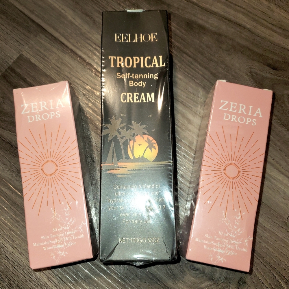 Tanning Drops & Cream